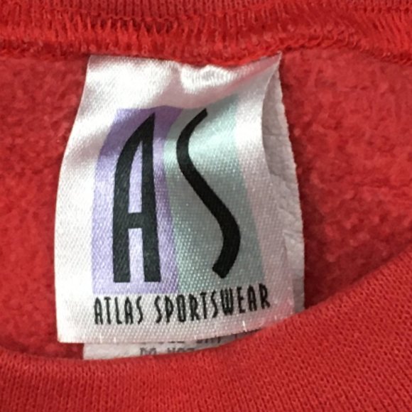 VTG Snowmen Red Sweatshirt Grandma Adult L - Picture 3 of 4